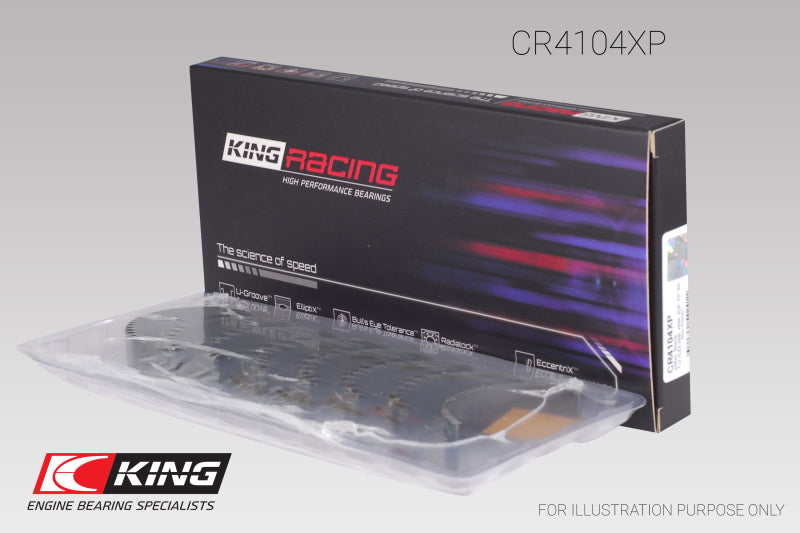 King Audi ABB/ ABM/ ADP/ PP/ RN (Size 0.25) Connecting Rod Bearing Set-thumbmail-2