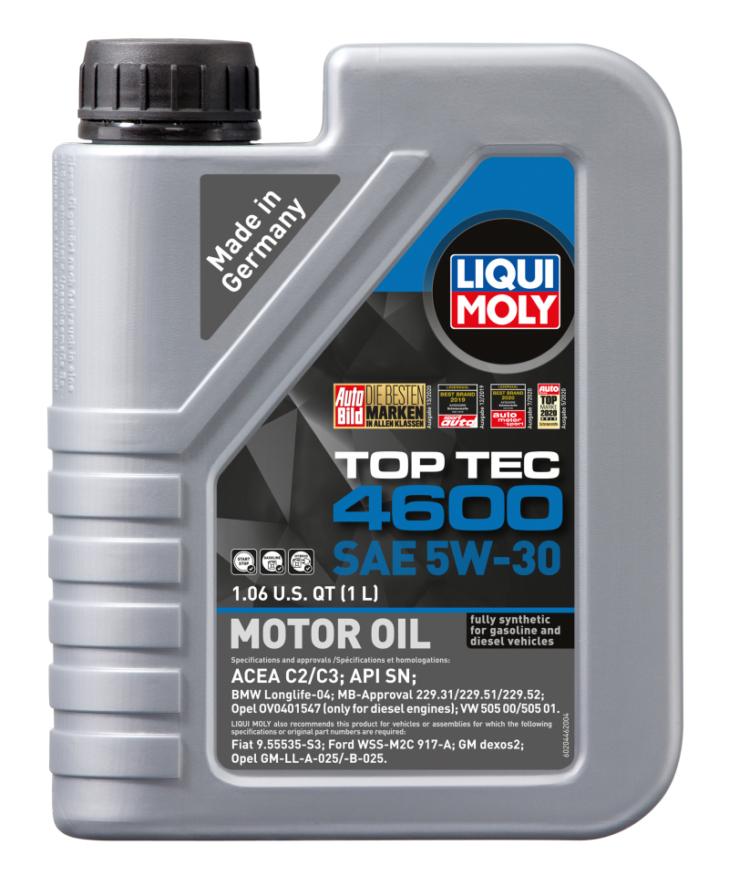 LIQUI MOLY 1L Top Tec 4600 Motor Oil 5W30-thumbmail-1