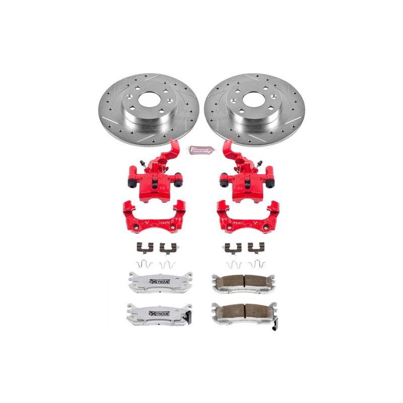 Power Stop 94-97 Mazda Miata Rear Z26 Street Warrior Brake Kit w/Calipers-thumbmail-1