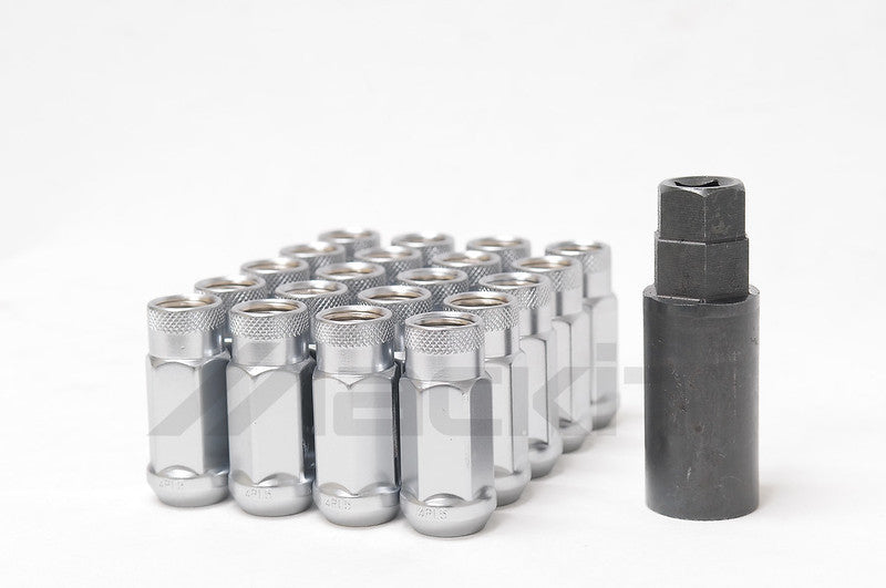 Wheel Mate 14x1.50 Monster Open End Silver Lug Nut - Set of 20-thumbmail-2