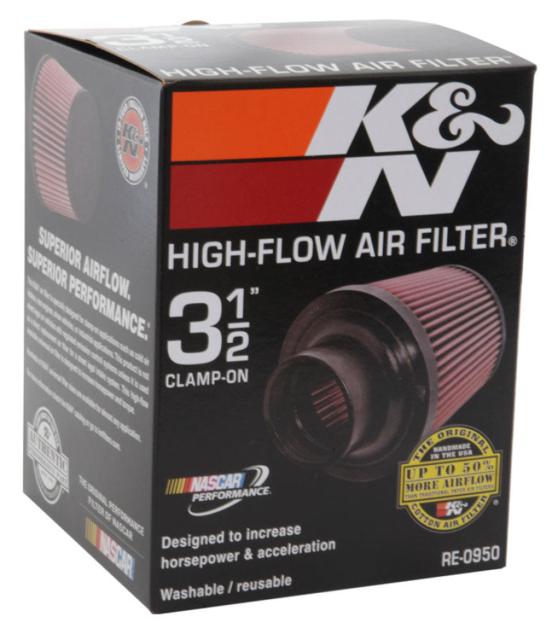K&N Universal Rubber Filter 3 1/2inch ID FLG / 6inch Base / 4-5/8inch Top / 6inch Height-thumbmail-20