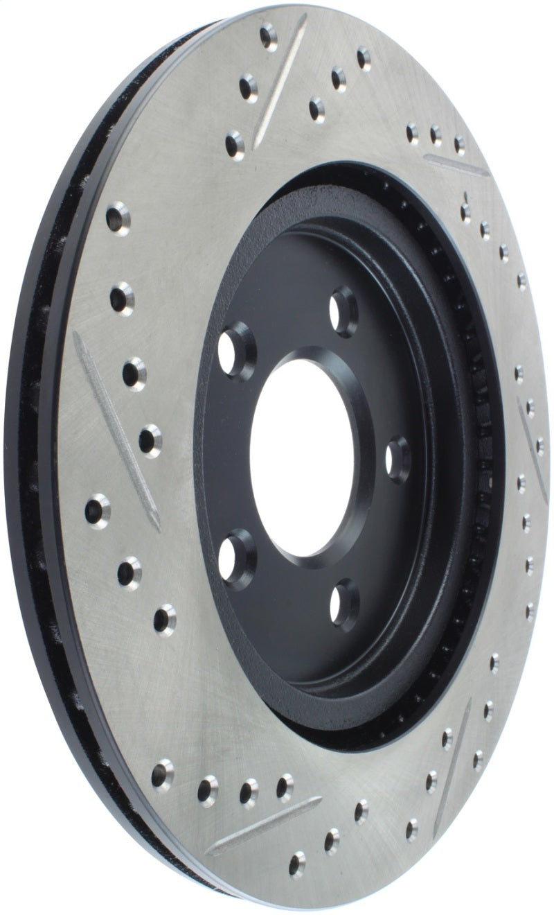 StopTech 05-10 Ford Mustang Slotted & Drilled Left Rear Rotor-thumbmail-10
