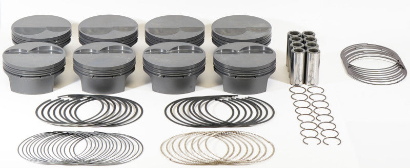 Mahle MS Piston Set SBF 347ci 4.030in Bore 3.4in Stroke 5.4in Rod .927 Pin -6cc 10.4 CR Set of 8-thumbmail-2