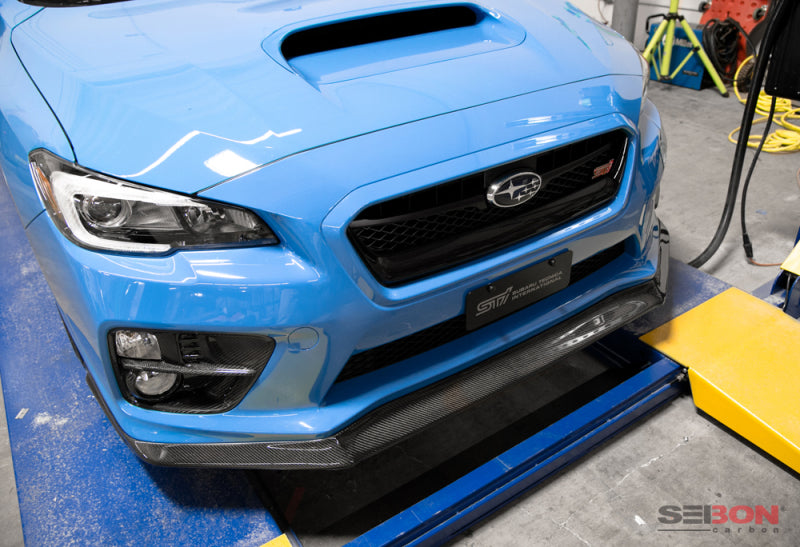 Seibon 2015+ Subaru STI/WRX MB1-Style Carbon Fiber Front Lip-thumbmail-5