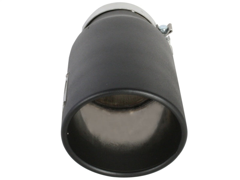 aFe MACH Force-XP 409 SS Right Side Single Wall Exhaust Tip 5in Inlet x 7in Outlet x 15in L-thumbmail-3