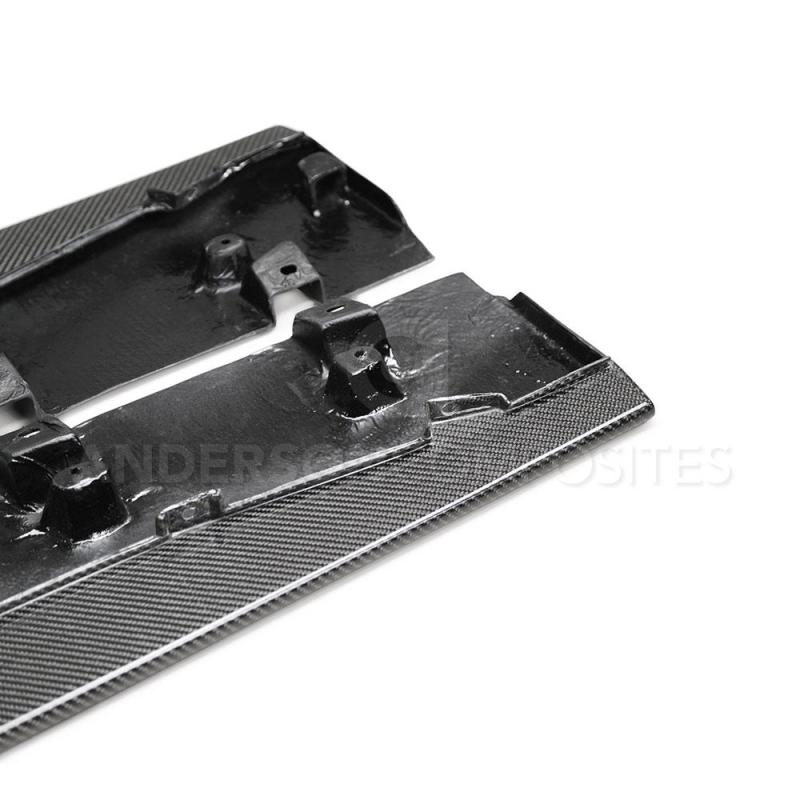 Anderson Composites 2020 Ford Mustang/Shelby GT500 Carbon Fiber Side Splitters-thumbmail-4