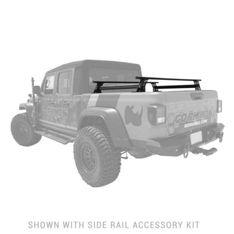 Go Rhino 20-22 Jeep Gladiator JT/16-22 Toy. Tacoma/05-21 Nssn Frontier XRS Cross Bars Kit - Tex. Blk-thumbmail-7