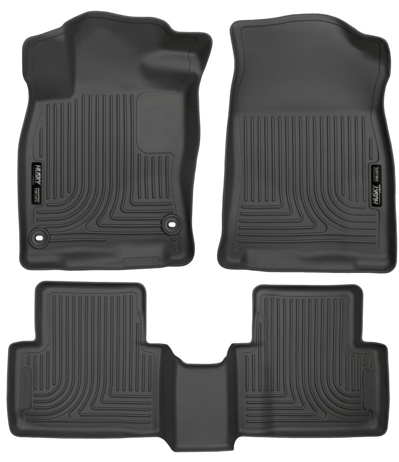 Husky Liners 2016 Honda Civic (4DR) WeatherBeater Combo Black Floor Liners-thumbmail-2