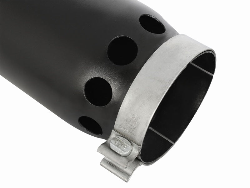 aFe MACHForce XP Cat-Back SS-304 5in Interooled Exhaust Tip 5in In x 6in Outx16inL Bolt-On Right Blk-thumbmail-3