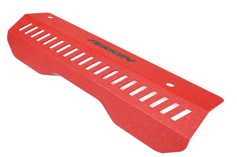 Perrin 22-23 Subaru WRX Pulley Cover (Short Version - Works w/AOS System) - Red-thumbmail-3