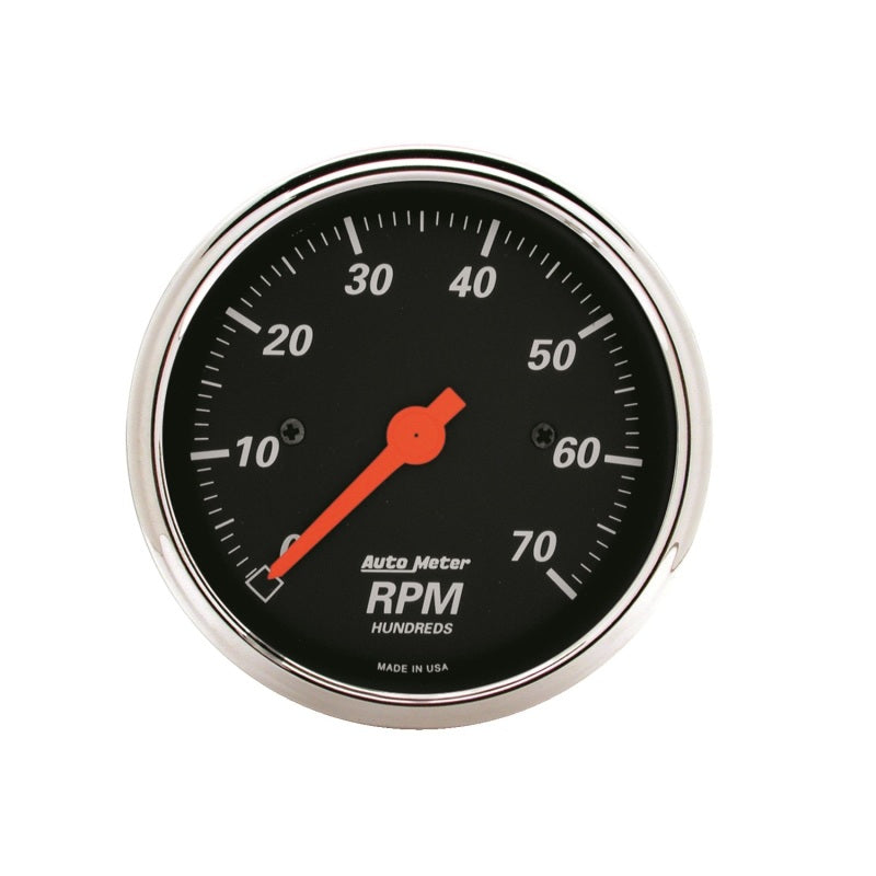 Autometer Designer Black 3-1/8in Electrical 7k RPM Tachometer-thumbmail-2