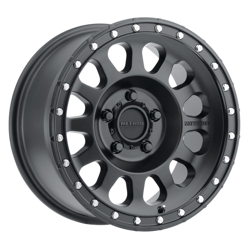 Method MR315 17x8.5 0mm Offset 5x5 71.5mm CB Matte Black Wheel-thumbmail-1