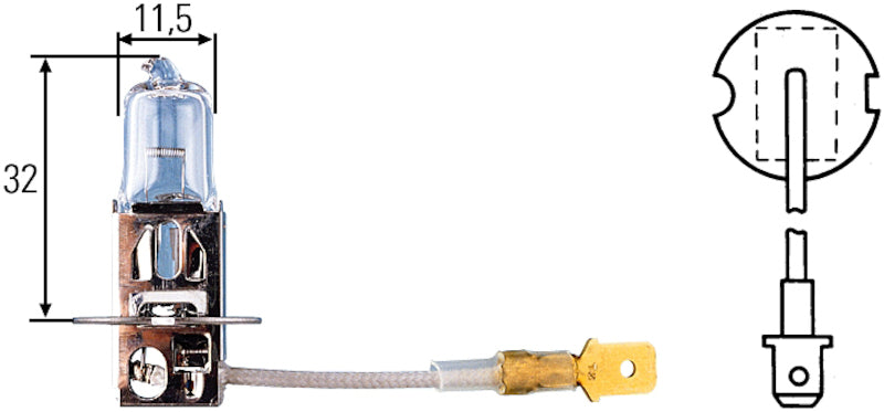 Hella Bulb H3 12V 100W Ylw Str-thumbmail-17