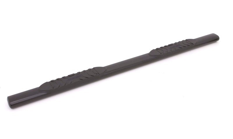 Lund 15-17 Chevy Colorado Crew Cab 5in. Oval Straight Steel Nerf Bars - Black-thumbmail-4