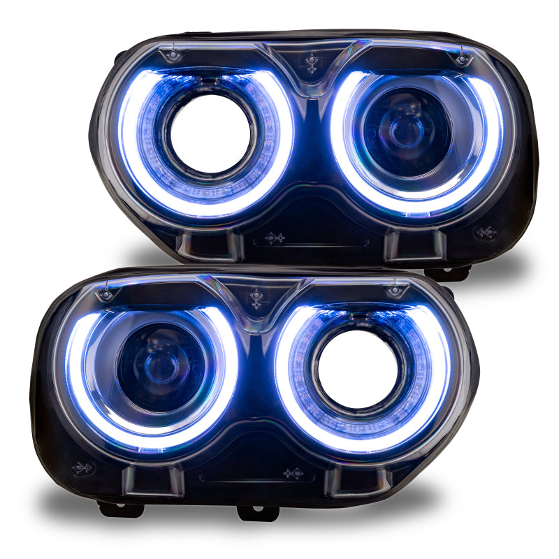 Oracle 15-21 Dodge Challenger RGB+W Headlight DRL Upgrade Kit - ColorSHIFT 2-thumbmail-12