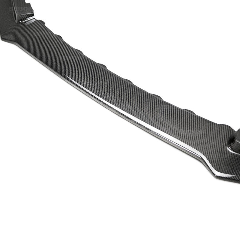 Seibon 2017 Honda Civic Type-R TA-Style Gloss Carbon Fiber Front Bumper Lip-thumbmail-3