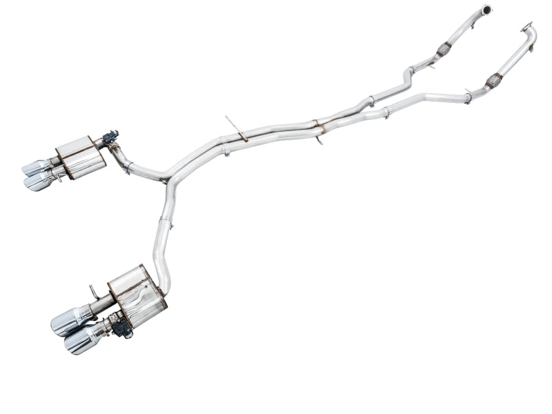 AWE Tuning Audi B9 S5 Coupe SwitchPath Exhaust w/ Chrome Silver Tips (102mm)-thumbmail-1