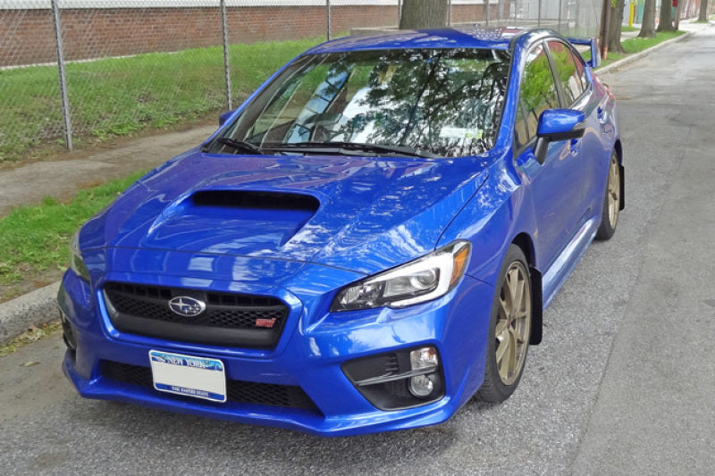 Rally Armor 15-21 Subaru WRX/STI (Sedan ONLY) Blue UR Mud Flap w/ White Logo-thumbmail-8