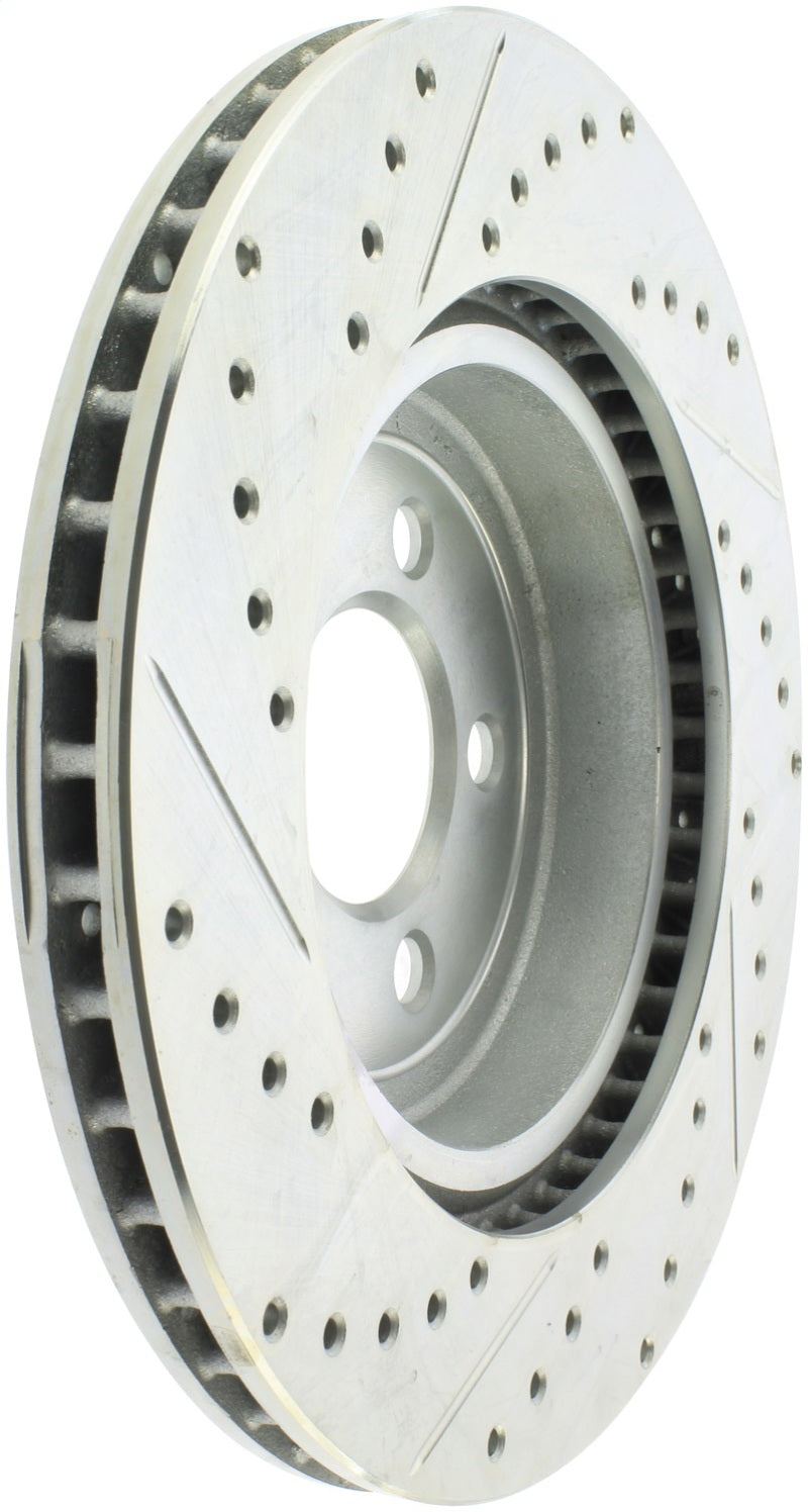 StopTech Select Sport 10-14 Dodge Challenger Drilled and Slotted Front Left Brake Rotor-thumbmail-4