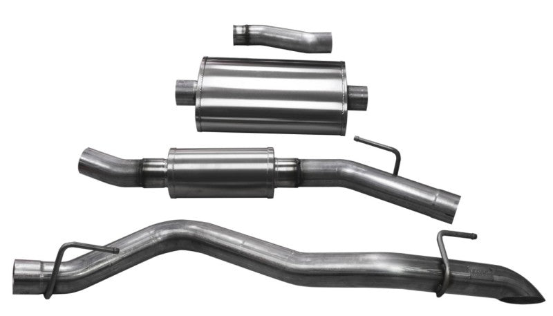 Corsa 2020 Jeep Gladiator JT 3.0in Cat-Back Touring Single Side Exit w/ Turn Down Tip-thumbmail-3