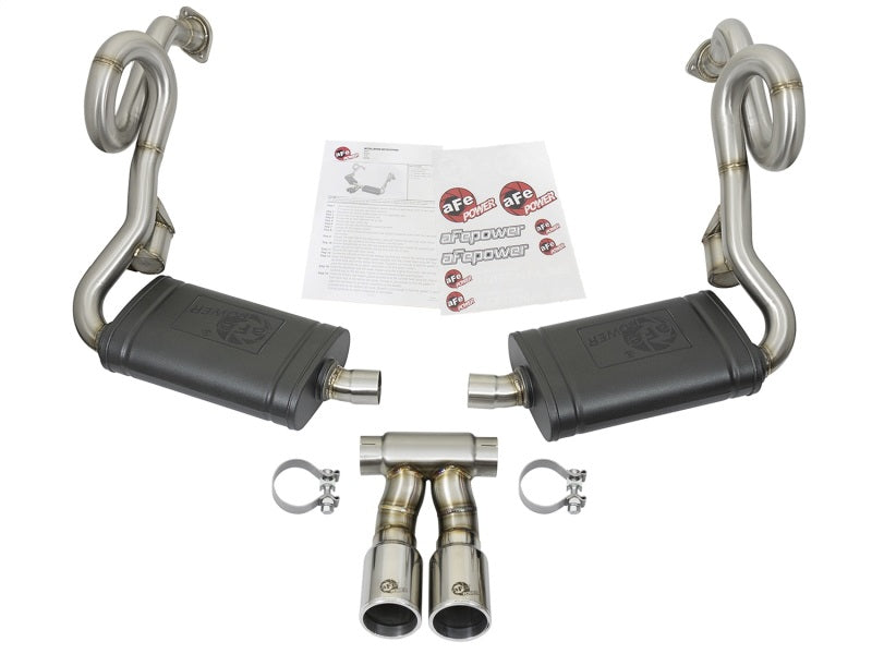 aFe MACHForce-Xp 2in 304 SS Cat-Back Exhaust w/Polished Tips 13-16 Porsche Boxster/Cayman 2.7L/3.4L-thumbmail-6