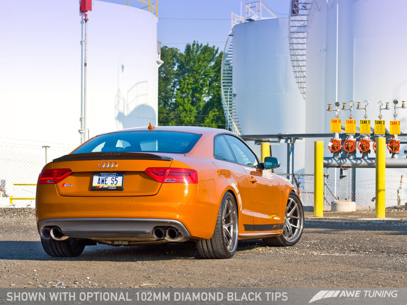 AWE Tuning Audi B8.5 S5 3.0T Touring Edition Exhaust System - Diamond Black Tips (90mm)-thumbmail-9