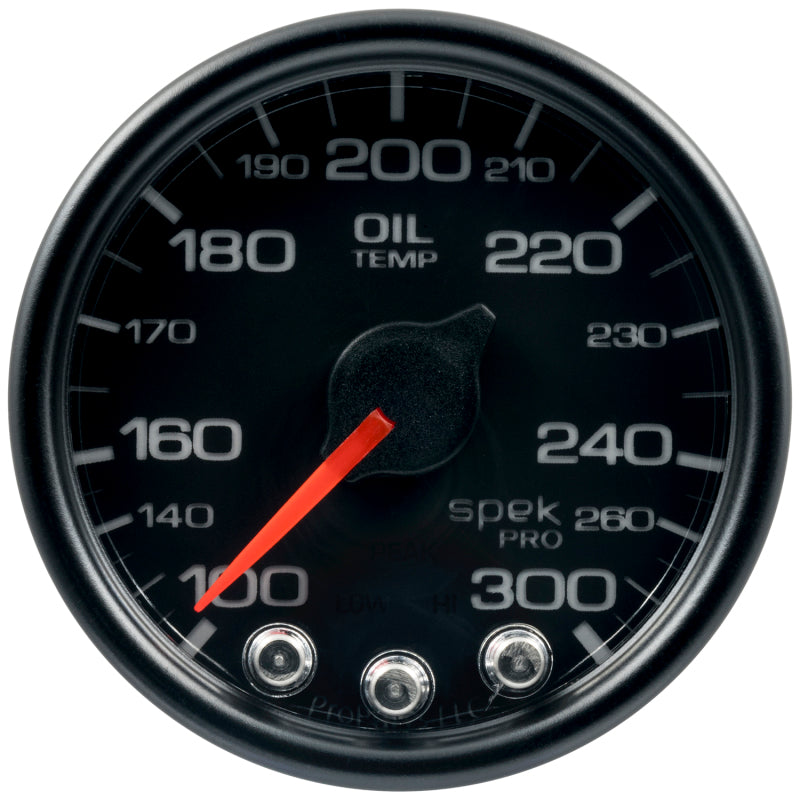 Autometer Spek-Pro - Nascar 2-1/16in Oil Temp 100-300F Bcb Ecu-thumbmail-2