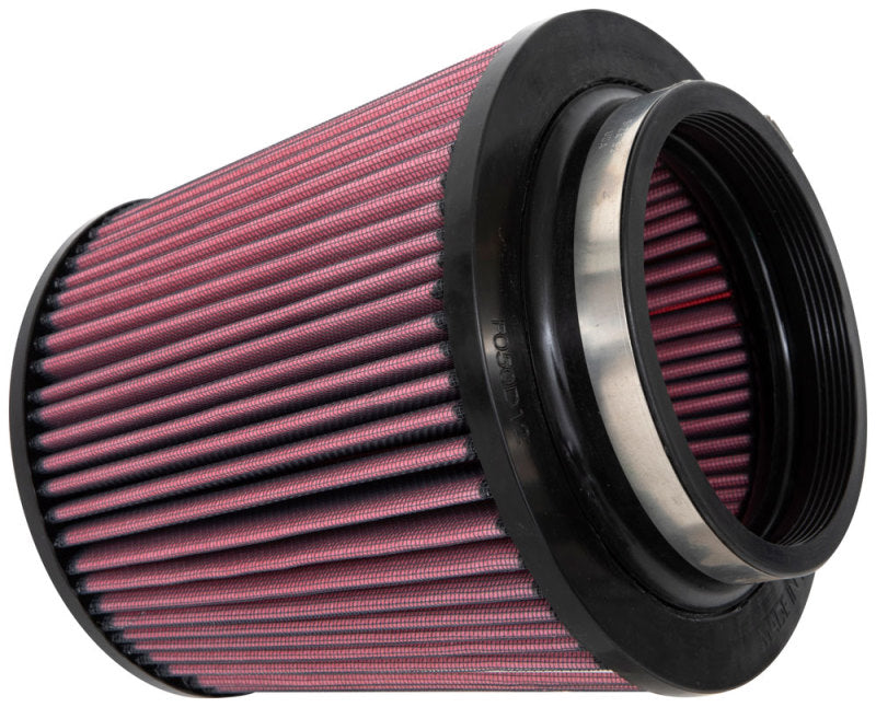 K&N Universal Clamp-On Air Filter 5in Flange ID x 8in Base OD x 6.625in Top OD x 8.625in Height-thumbmail-2