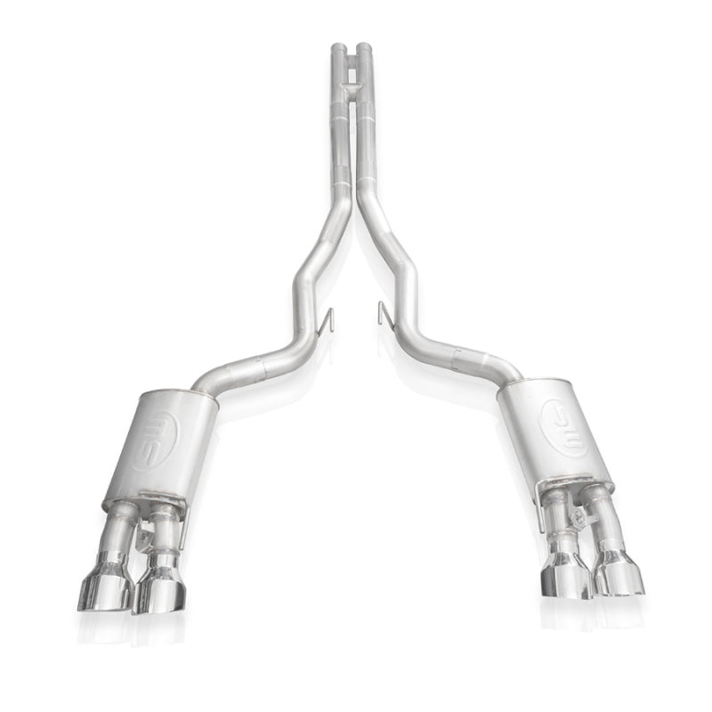 Stainless Works 2020 Ford GT500 Redline Catback H-Pipe Exhaust Factory Connect - Polished Tips-thumbmail-3
