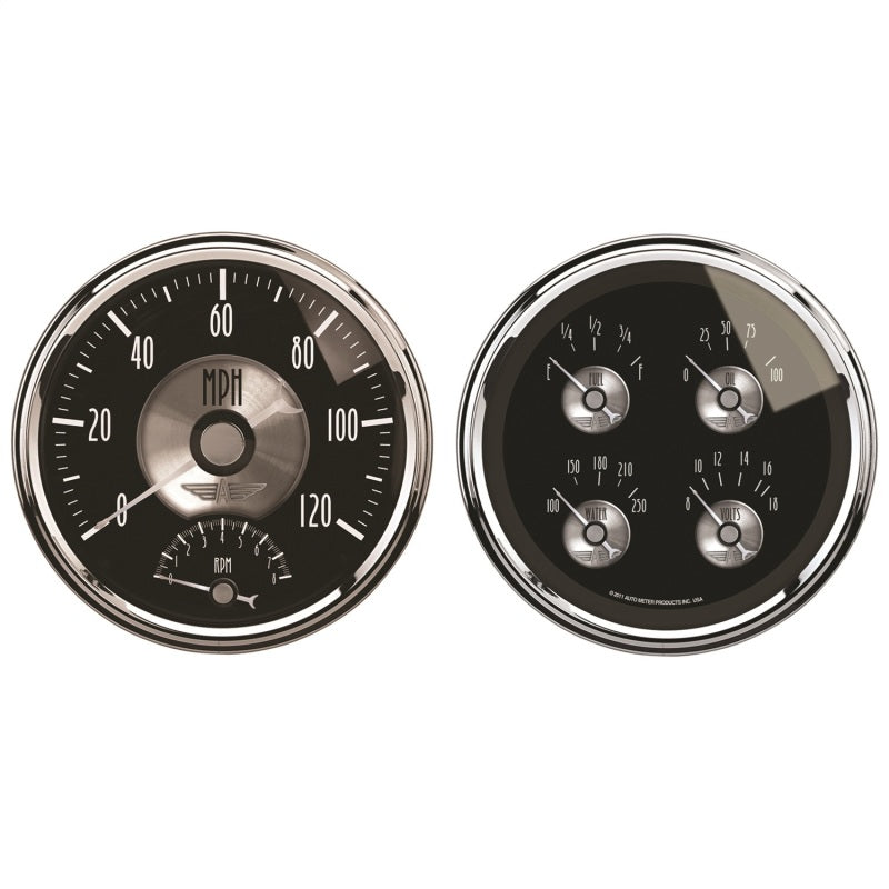 Autometer Prestige Series Black Diamond 5in Gauge Box Kit-Tachometer/Speedometer Combo / Oil Pressu-thumbmail-1