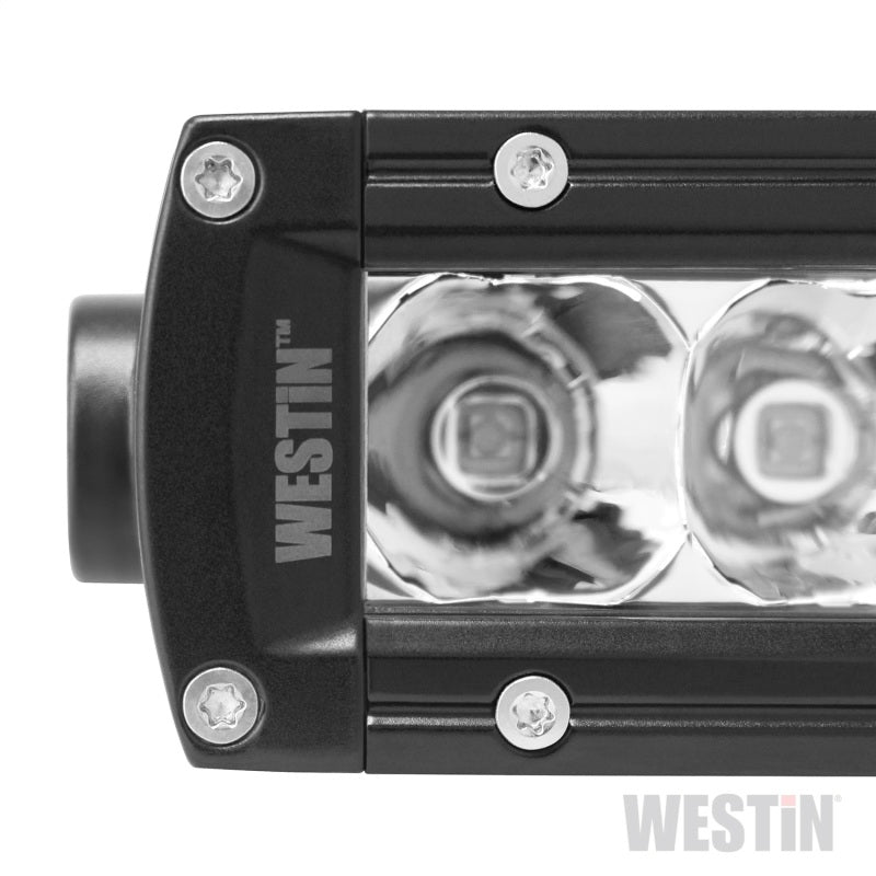 Westin Xtreme LED Light Bar Low Profile Single Row 30 inch Flood w/5W Cree - Black