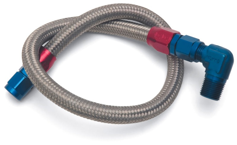 Edelbrock Fuel Line Braided Stainless for SBC ( Use w/ 8134 )-thumbmail-2