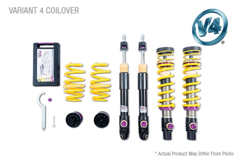 KW Coilover Kit V4 14-16 Porsche 911 (991) Turbo /Turbo S/ Coupe / Cabrio-thumbmail-1
