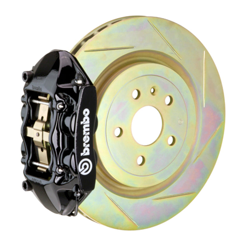 Brembo 08-13 C30 Front GT BBK 4 Piston Cast 336 x28 1pc Rotor Slotted Type-1-Black-thumbmail-1
