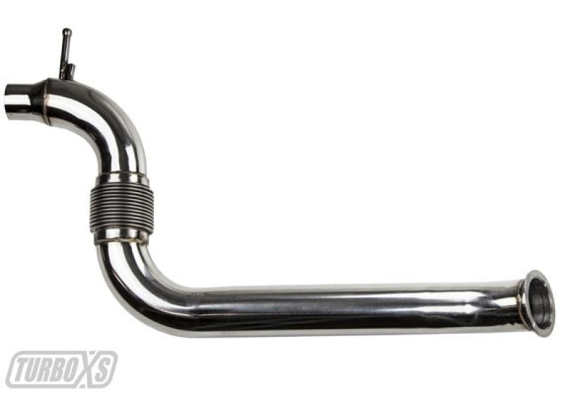 Turbo XS 2015+ Ford Mustang Ecoboost Downpipe w/ High Flow Catalytic Converter-thumbmail-3