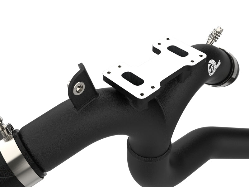 aFe Kia Stinger 18-22 V6-3.3L (tt) BladeRunner Hot Charge Pipe- Black-thumbmail-4