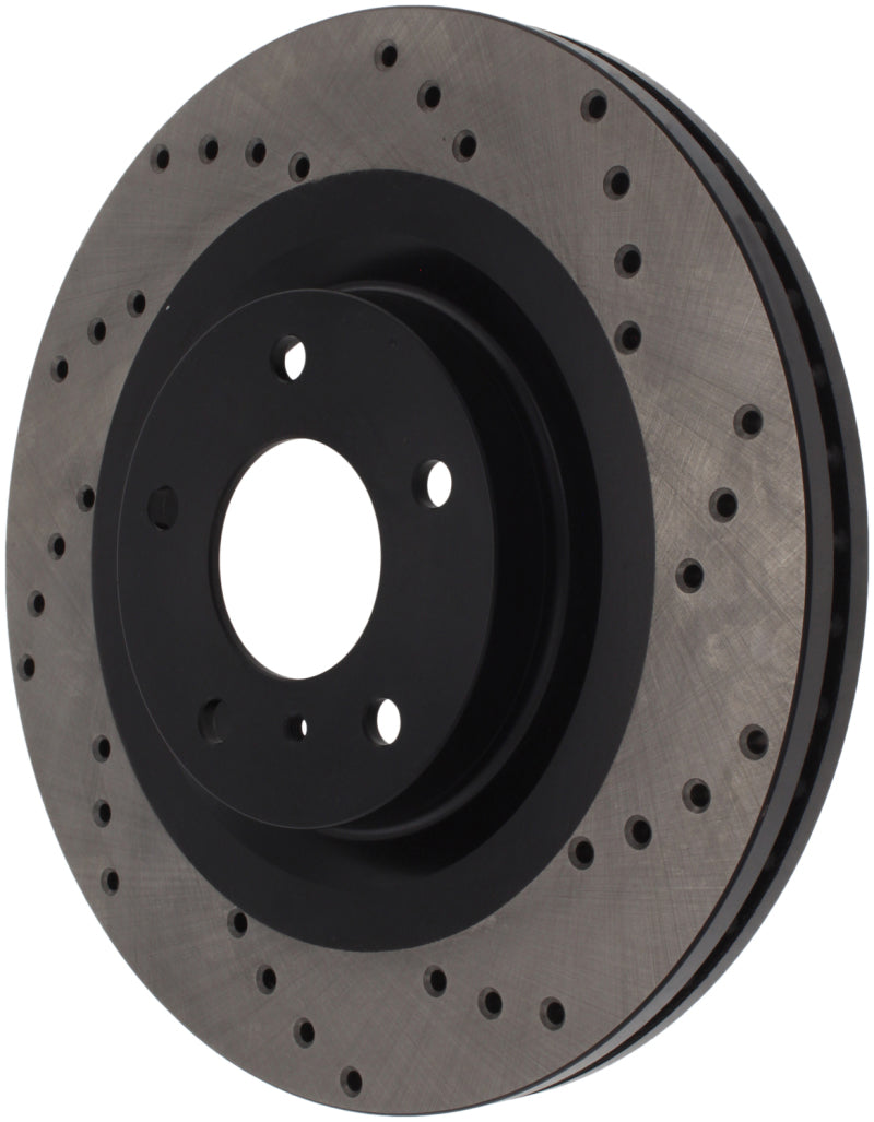 StopTech 08-09 Infiniti EX35 / 05-08 G35 / 09 G37 / 06-09 M35/M45 Drilled Right Front Rotor-thumbmail-7