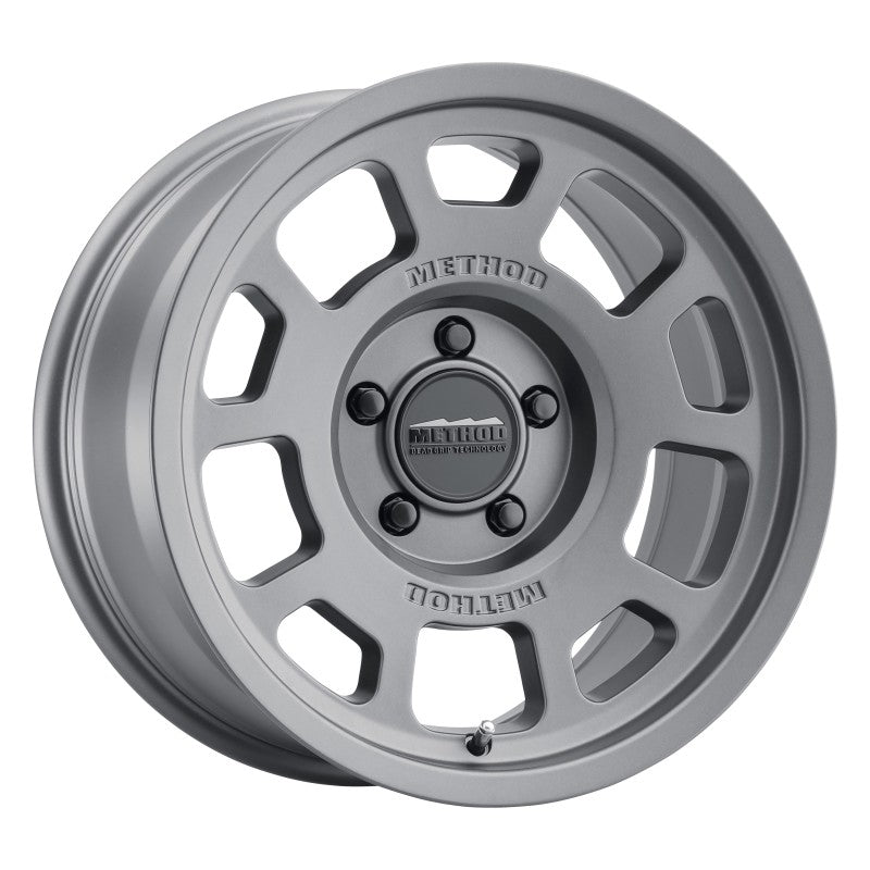 Method MR705 17x8.5 0mm Offset 5x5 71.5mm CB Titanium Wheel-thumbmail-2