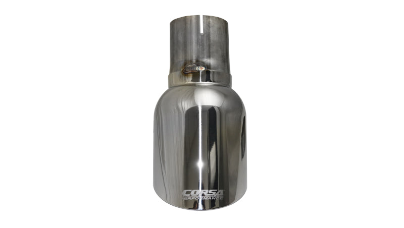 Corsa Single Universal 2.75in Inlet / 4.5in Outlet Polished Pro-Series Tip Kit-thumbmail-6