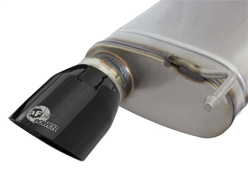 aFe MACHForce XP Exhausts Cat-Back SS-304 EXH w/ Black Tips 15-16 Ford Mustang EcoBoost 2.3L (t)-thumbmail-5