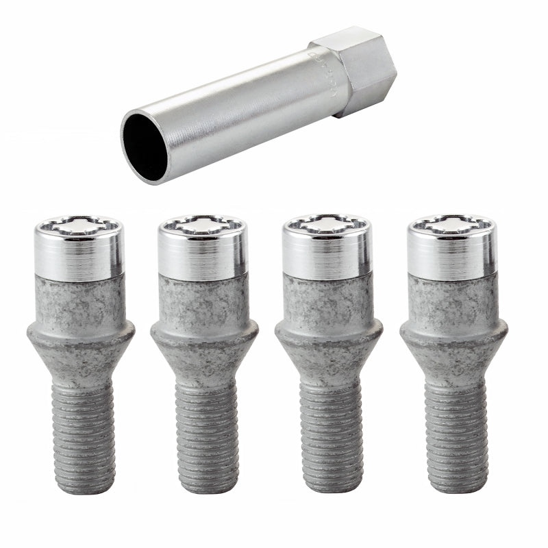 McGard Wheel Lock Bolt Set - 4pk. (Tuner / Cone Seat) M12X1.5 / 17mm Hex / 29.6mm Shank L. - Chrome-thumbmail-7
