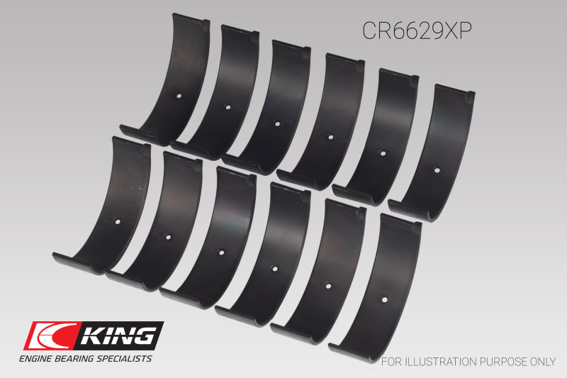 King Mitsubishi 6G72 (Size STDX) Connecting Rod Bearing Set-thumbmail-2