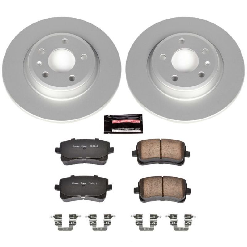 Power Stop 09-16 Audi A4 Rear Z23 Evolution Sport Coated Brake Kit-thumbmail-1