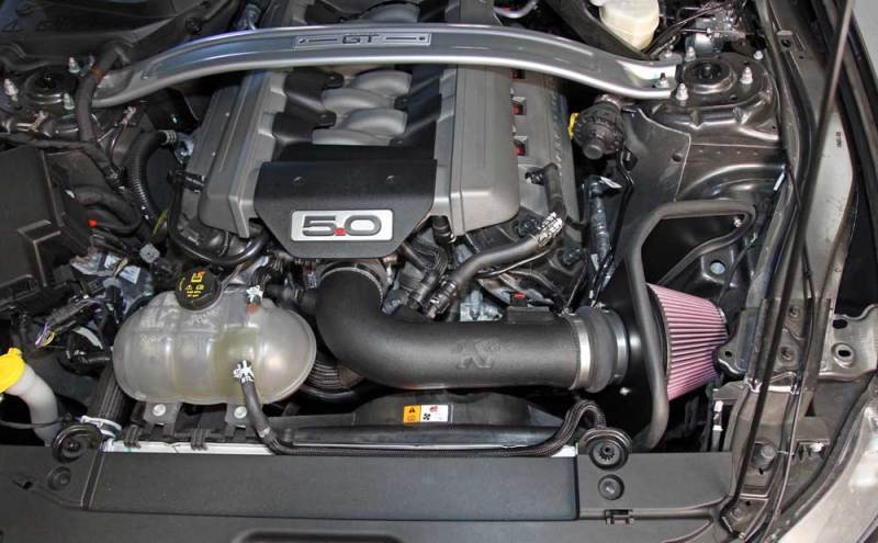 K&N 2015 Ford Mustang GT 5.0L V8 F/I Performance Intake Kit-thumbmail-5