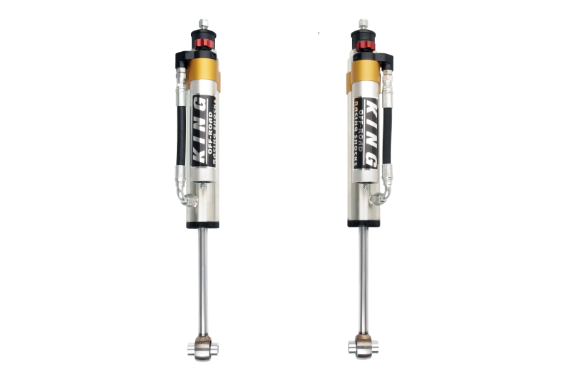 King Shocks 90-12 Mercedes-Benz G-Class Rear 2.5 Dia Piggy Hose Reservoir w/Adjuster (Pair)-thumbmail-1