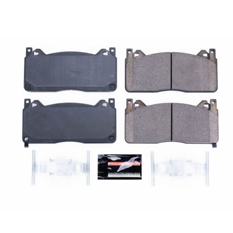 Power Stop 16-19 Ford Mustang Front Z23 Evolution Sport Brake Pads w/Hardware-thumbmail-1
