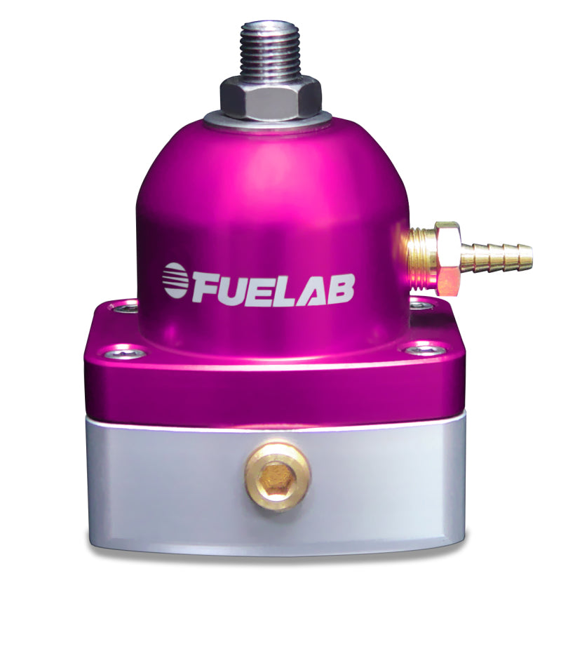 Fuelab 515 Carb Adjustable FPR 4-12 PSI (2) -6AN In (1) -6AN Return - Purple-thumbmail-1
