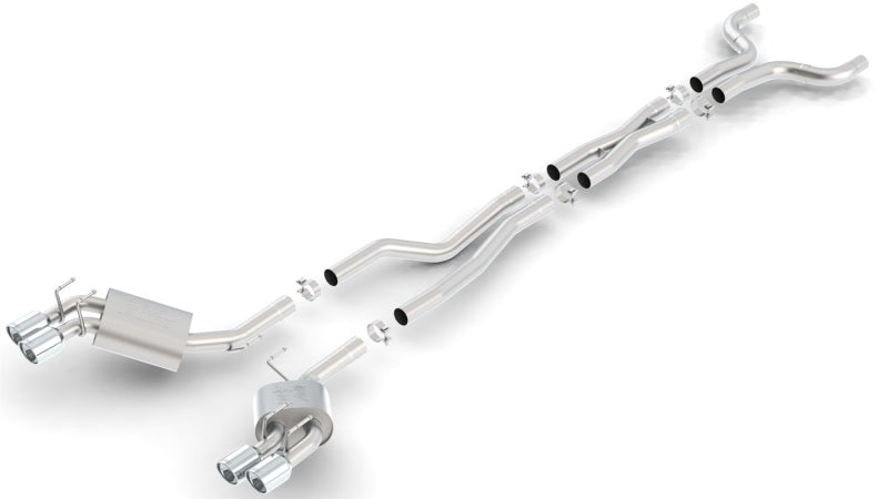 Borla 12-14 Chevrolet Camaro ZL1 Coupe 6.2L 8cyl AT/MT 6spd RWD Aggressive ATAK Catback Exhaust-thumbmail-1