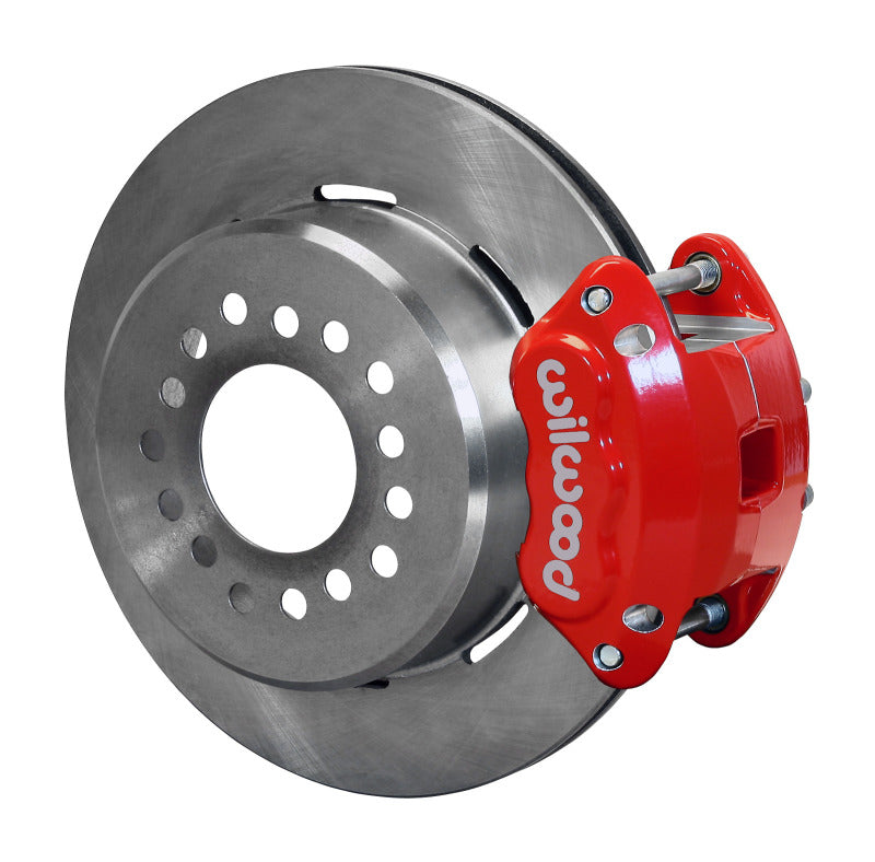 Wilwood D154 P/S Park Brake Kit Red Big Ford New Style 2.36in Offset-thumbmail-1