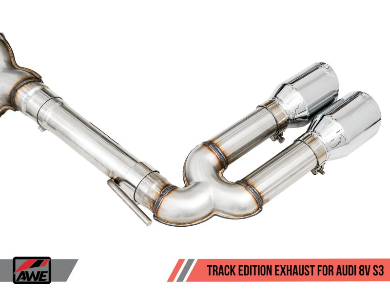 AWE Tuning Audi 8V S3 Track Edition Exhaust w/Chrome Silver Tips 102mm-thumbmail-6